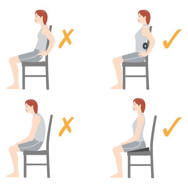 Để giảm mỡ bụng hiệu quả hãy ngồi tư thế đúng cách
