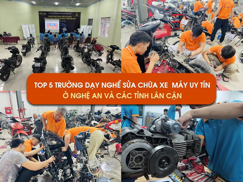trường dạy nghề sửa xe máy ở nghệ an