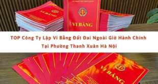 TOP công ty lập vi bằng đất đai