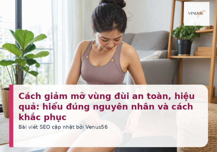 Cách giảm mỡ vùng đùi an toàn, hiệu quả: hiểu đúng nguyên nhân và cách khắc phục
