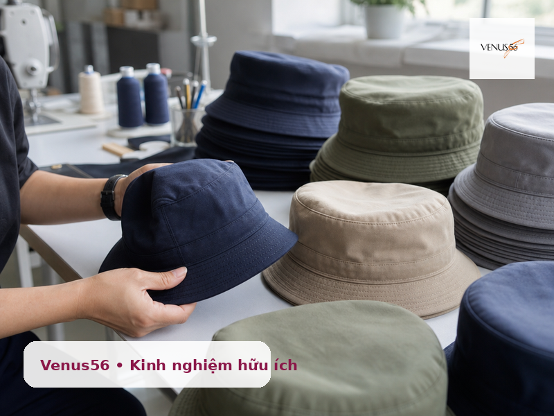 sản xuất mũ nón tai bèo Hồ Chí Minh - kiểm tra mũ tai bèo