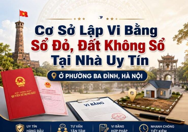 Địa Chỉ Lập Vi Bằng Sổ Đỏ, Đất Không Sổ Tại Nhà Uy Tín Ở Phường Ba Đình, Hà Nội 1