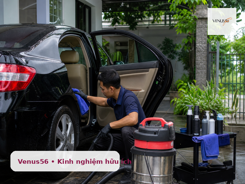 Dịch vụ chăm sóc ô tô tại nhà phường Diên Hồng: kinh nghiệm chọn nơi uy tín 2 chăm sóc ô tô tại nhà phường Diên Hồng - vệ sinh ngoại thất