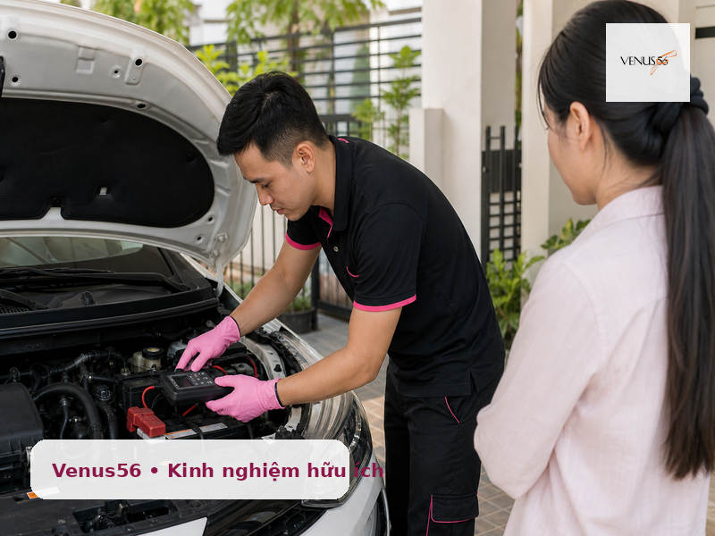 sửa chữa ô tô tại nhà phường Hòa Hưng HCM - hình minh họa