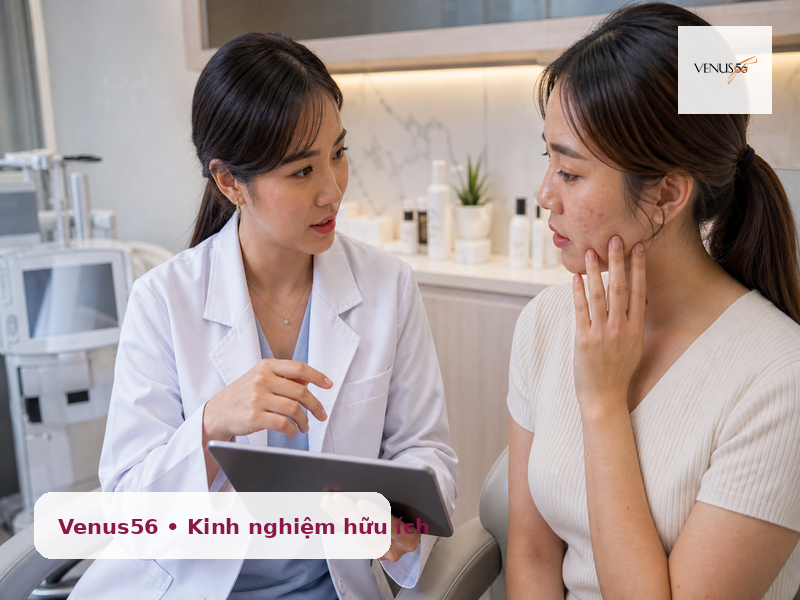 điều trị sẹo lồi Dr. Choice Clinic - tư vấn da liễu