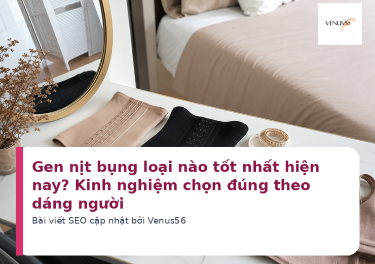 Gen nịt bụng loại nào tốt nhất hiện nay? Kinh nghiệm chọn đúng theo dáng người