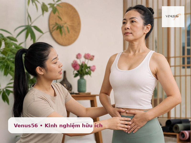 hóp bụng giảm mỡ bụng - ghi nhận hiện trạng