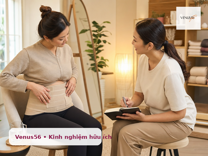 cách sử dụng đai nịt bụng