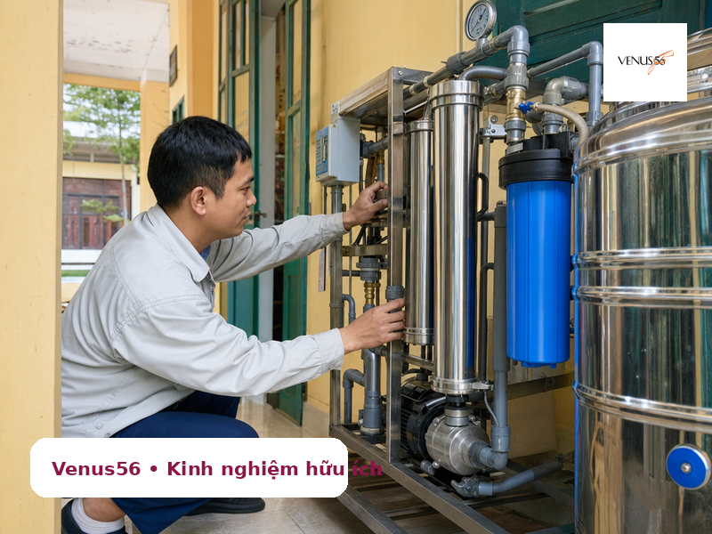 máy lọc nước cho trường học - ghi nhận hiện trạng