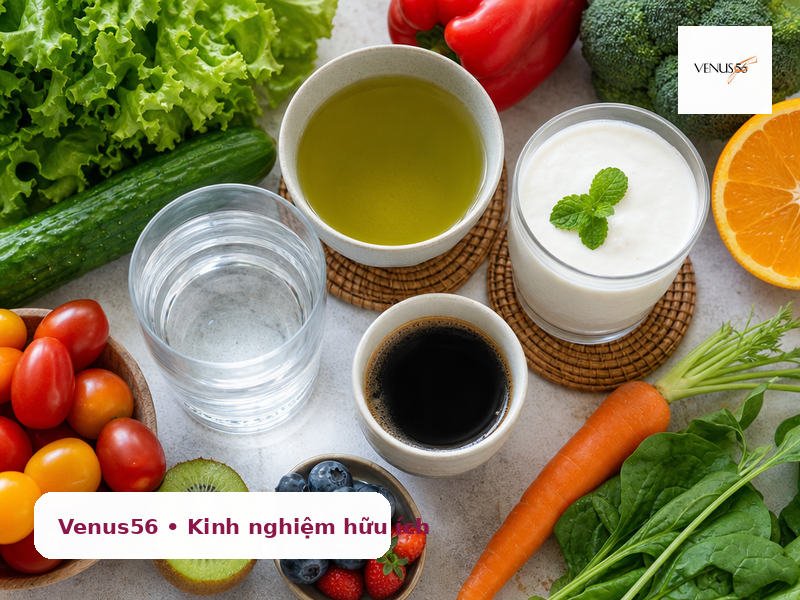 Uống gì để giảm mỡ bụng nhanh hơn? Gợi ý đồ uống an toàn, dễ áp dụng 2 uống gì để giảm mỡ bụng - ghi nhận hiện trạng