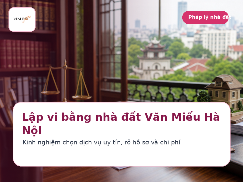 Lập vi bằng nhà đất ở Văn Miếu Quốc Tử Giám Hà Nội