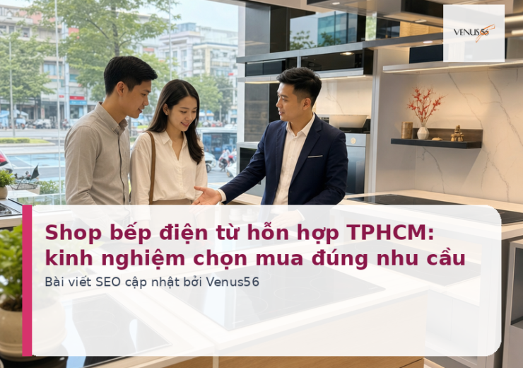 Shop bếp điện từ hỗn hợp TPHCM: kinh nghiệm chọn mua đúng nhu cầu