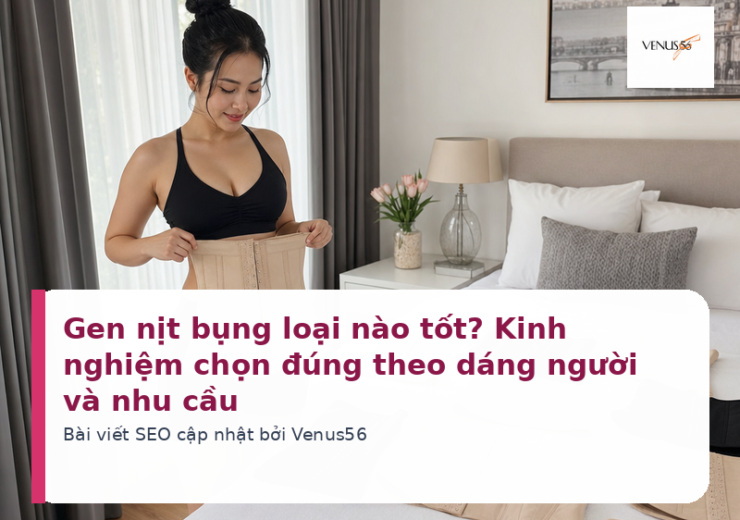 Gen nịt bụng loại nào tốt? Kinh nghiệm chọn đúng theo dáng người và nhu cầu