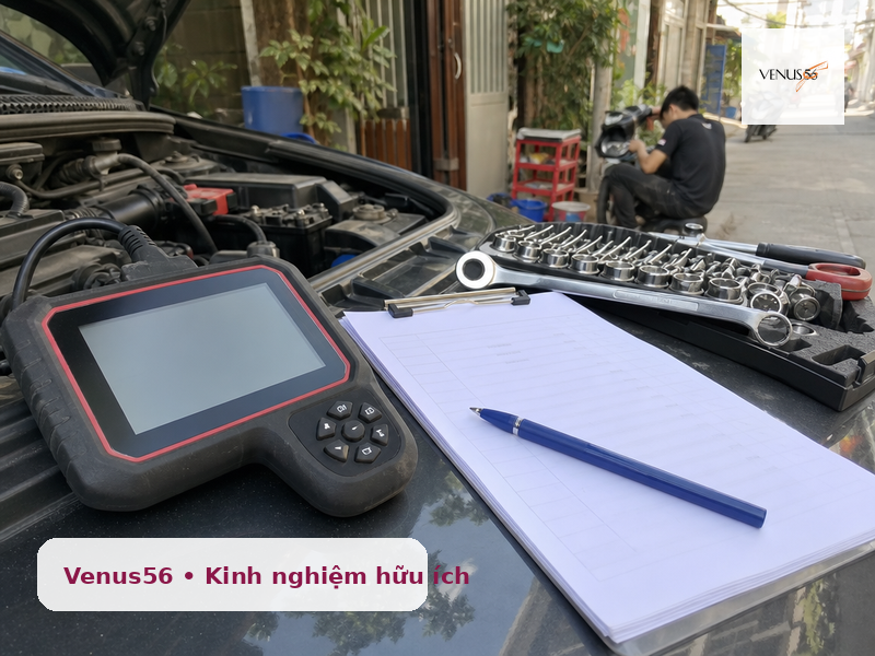 Sửa chữa ô tô lưu động tại nhà phường Diên Hồng HCM: kinh nghiệm chọn thợ uy tín 3 sửa chữa ô tô lưu động tại nhà phường Diên Hồng HCM - dụng cụ chẩn đoán