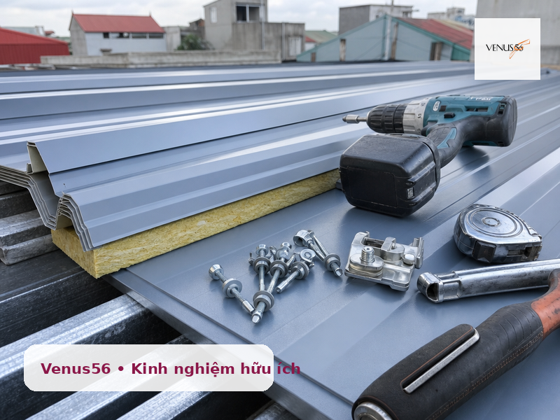 thợ thi công mái tôn Quận Đống Đa - ghi nhận hiện trạng