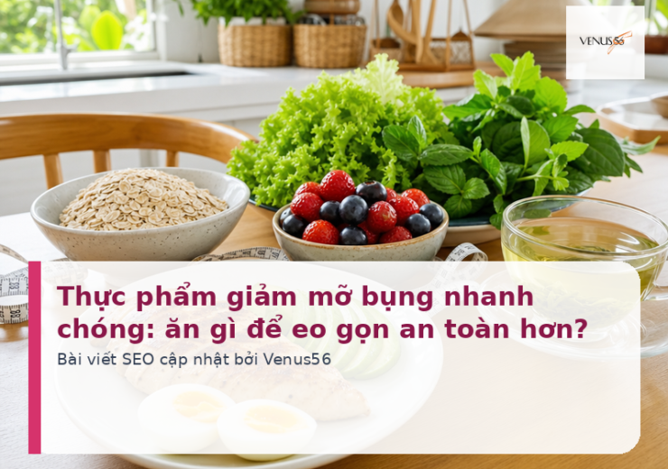 Thực phẩm giảm mỡ bụng nhanh chóng: ăn gì để eo gọn an toàn hơn?