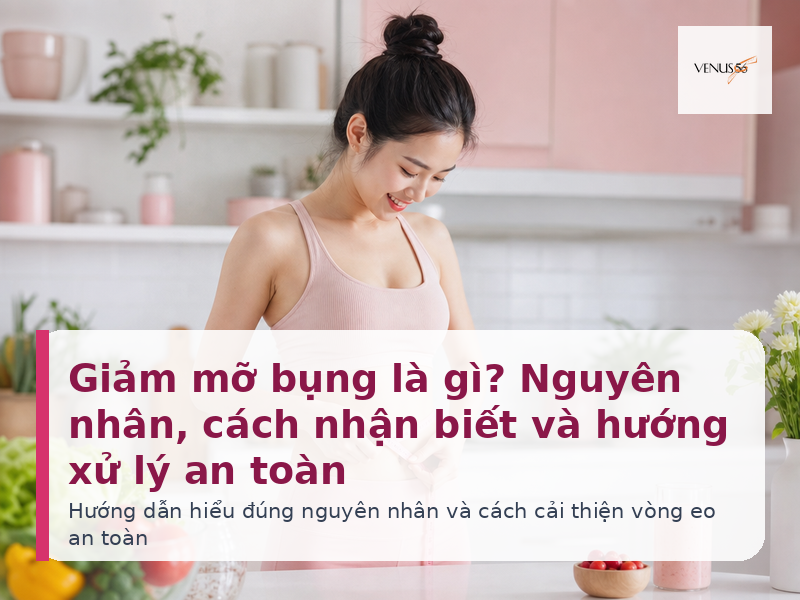 Giảm mỡ bụng là gì? Nguyên nhân và cách xử lý an toàn - Venus56