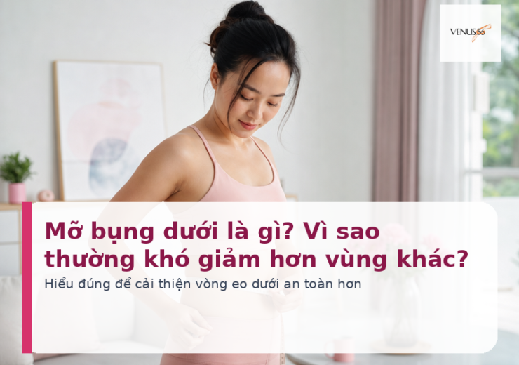 Mỡ bụng dưới là gì và vì sao thường khó giảm hơn vùng khác - Venus56