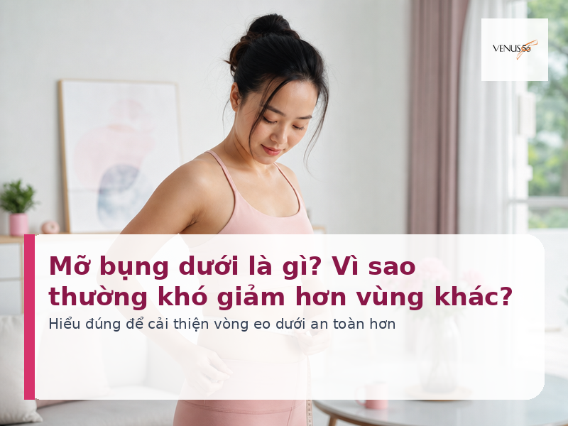 Mỡ bụng dưới là gì? Vì sao thường khó giảm hơn vùng khác? 2 Mỡ bụng dưới là gì và vì sao thường khó giảm hơn vùng khác - Venus56