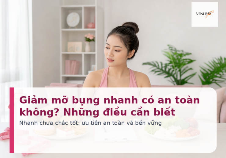 Giảm mỡ bụng nhanh có an toàn không những điều cần biết