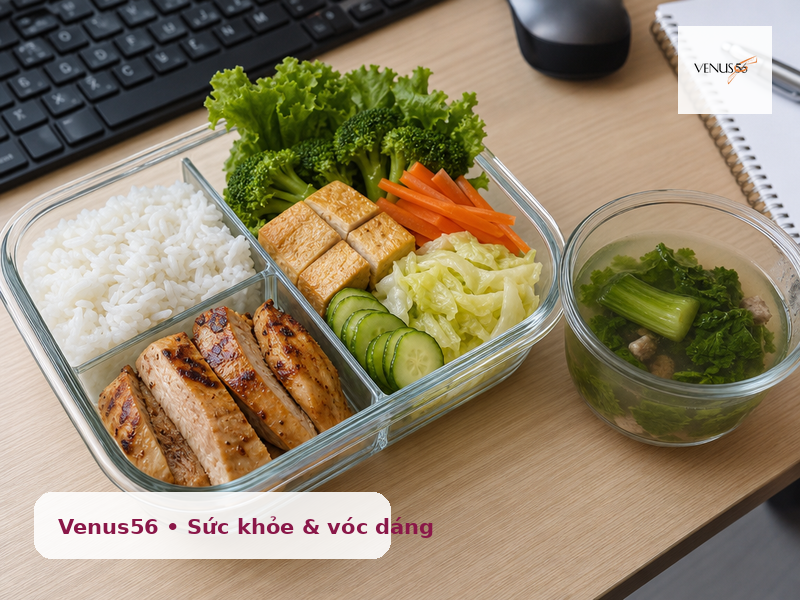 Ăn gì để giảm mỡ bụng nhưng vẫn đủ sức làm việc mỗi ngày? 3 Bữa trưa cân bằng cho người đi làm muốn giảm mỡ bụng