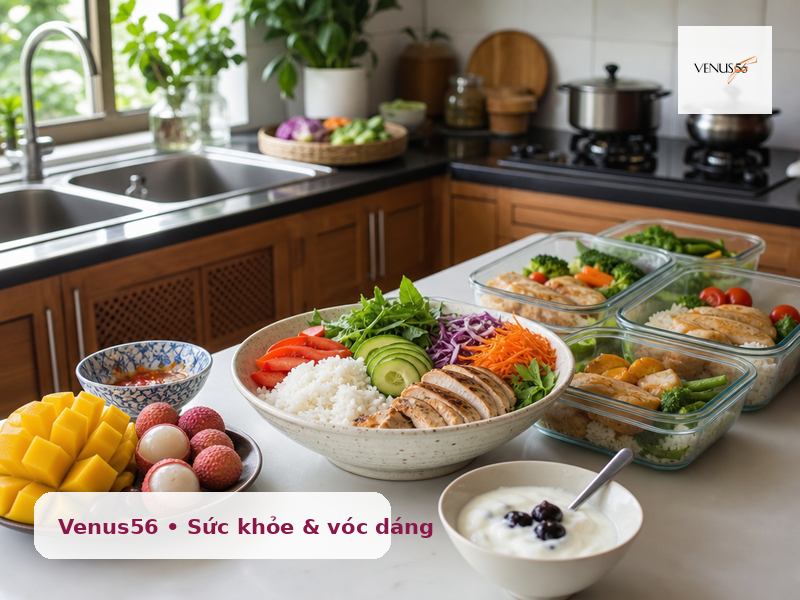 Giảm cân cho người bận rộn: cách ăn uống và vận động dễ duy trì 3 Bữa ăn nhanh đủ đạm rau và tinh bột vừa phải cho người bận rộn