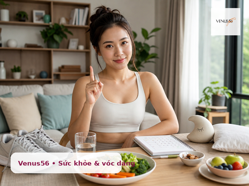 Theo dõi thói quen, giấc ngủ và vận động để cải thiện vòng eo