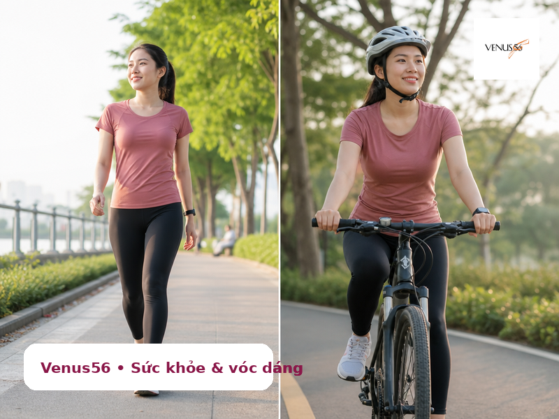 Đi bộ nhanh và cardio vừa sức hỗ trợ cải thiện vòng eo