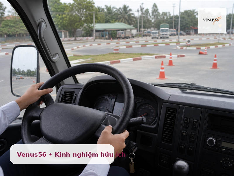 học bằng lái xe tải hạng C1 Quận 3 - chuẩn bị sát hạch