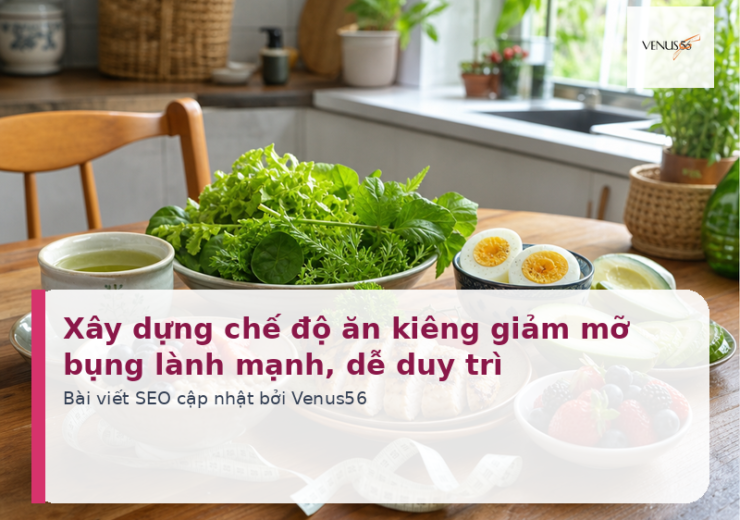 Xây dựng chế độ ăn kiêng giảm mỡ bụng lành mạnh, dễ duy trì