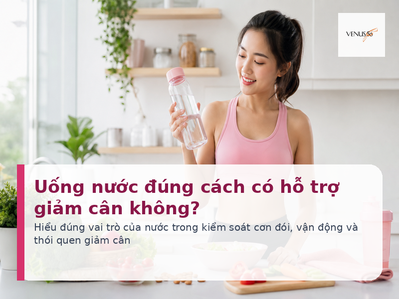 Uống nước đúng cách có hỗ trợ giảm cân không? 2 Uống nước đúng cách có hỗ trợ giảm cân không? - Venus56