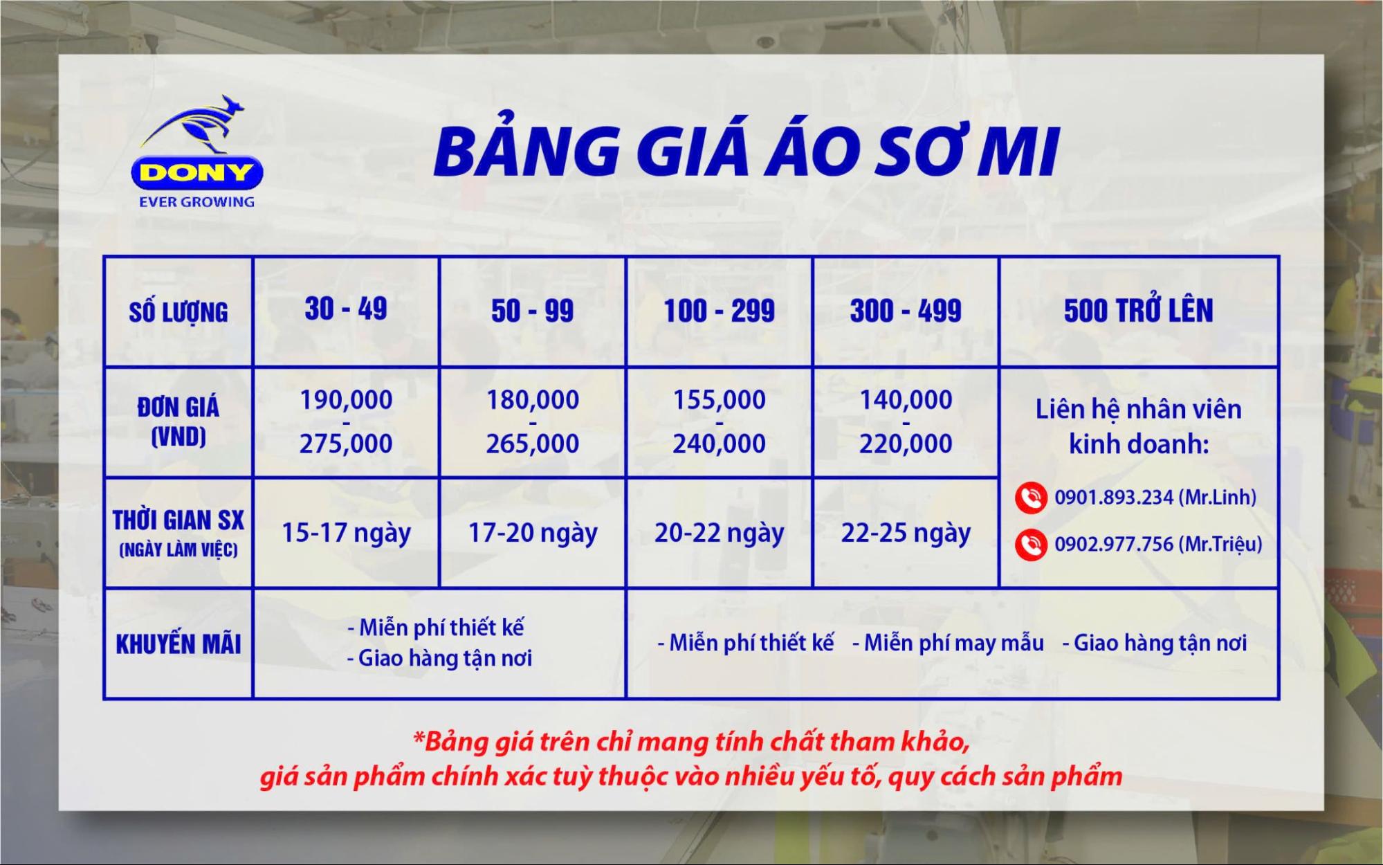 Báo giá may đồng phục theo yêu cầu tại Phường Tân Thuận 18 Báo giá may đồng phục theo yêu cầu tại Phường Tân Thuận 18